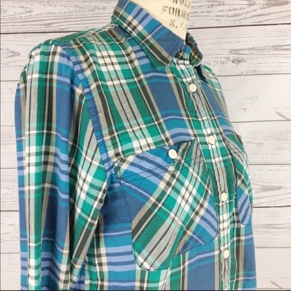 Denim & Supply Ralph Lauren plaid western top - Picture 2 of 8